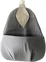 JSEIAJB Nordic pear-Shaped Storage Bag Storage Bag Wicker Storage Bag Creative Personality Storage Bag(White-Dinosaur Doodle4)