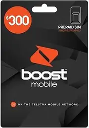 Boost Mobile 300 Prepaid Multi Fit SIM Card Starter Kit
