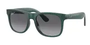 Ray-Ban Kids RJ9069S Junior Justin Polarized 7130T3 Kids' Sunglasses Green Size 48