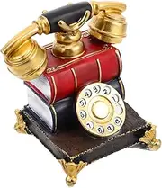 VALICLUD Retro Telephone Ornament Vintage Cellphone Ornament Multifunctional Desk Decor for Office