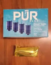 PUR- PLUS Mineral Core Faucet Mount Water Filter Replacement (Box Not Included)