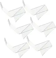 Garneck 6Pcs Clear Acrylic Shoe Display Rack Transparent Stand for Sandals High Heels Sneakers for Showcasing Footwear Store Home Easy to Clean