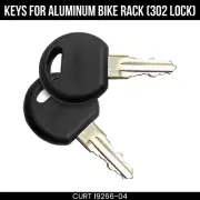 CURT Replacement Key for 18088 Aluminum Bike Rack 302 Lock Cylinder 19266-04