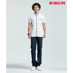 BOBSON 男款拼接色襯衫26002-80
