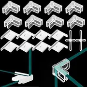 8pcs Corner Guards 8pcs Pedestals for Fish Tank Edge Corner Protector Baby U-Shape Aquarium Corner Guard Cushion Right Angle Protector Fish Tank Anti-Collision Protectors Guards (8mm)