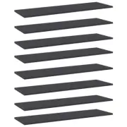 Bookshelf Boards 100x30cm Replacement Shelving Part Bookcase Shelf Panel 8 pcs