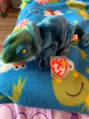 Rare Ty Original Beanie Baby "Rainbow" 1997. Retired MWMT. TRUE error story!