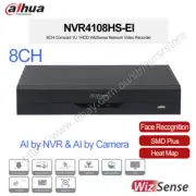 Dahua 8CH 16MP 1SATA WizSense NVR AI by NVR Camera Face Recognition NVR4108HS-EI