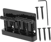 UPKOCH Electric Guitar Bridge Replacement Part Durable String Tailpiece for Easy Installation and Maintenance Luthier Tool for Guitarists