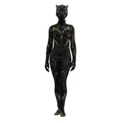 Black Panther 2 Black Panther Golden Female Black Panther Jumpsuit Su Rui Halloween Costume Stage Playing Suit A 160