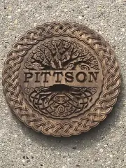 Celtic Tree Of Life, Name Sign, Family Name, Gift Idea, Wooden, Carved, Custom