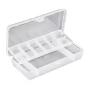Tray Compartments Fishing Lure Tackle Box Two-Sided Storage Cases Box