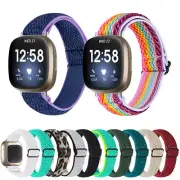 Replacement Sports Band For Fitbit Versa 3/Sense Woven Nylon Elastic Strap Band