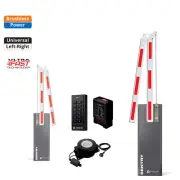 SENTRY BRUSHLESS Low Voltage Articualted 180 Boom Barrier Gate Keypad Loop De...