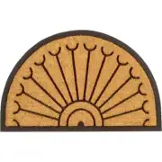 Imports Decor 714RBCM Half Round Peacock Door Welcome Mat