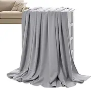 [Generic] Travel Cooling Blanket | Ice Cooling Comfort Blanket | Skin-Friendly Summer Quilt Breathable Light and Thin for Air-Conditioned Rooms