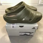 NIB Adidas Adicane Clogs Olive Green Slides Unisex Size M 5 / W 6