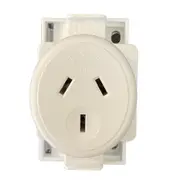 10x Quick Connect Surface Socket Plug Base 10A Electrical Outlet