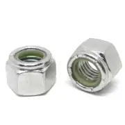 100pcs 1/2'' - 13 Nylon Inserted Lock Nuts