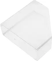 Cabilock Transparent Magazine Holder Desk Organizer for Office Home and School Vertical File Storage Box for Easy Access and Classification Pet Material Space Saving Design
