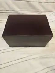 Cherry Wooden Urn Box Pet Memorial Human Ashes Funeral Cremation XL 9x6.5x5.5