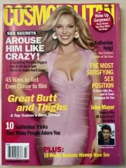 COSMOPOLITAN Magazine February 2008 KATHERINE HEIGL JOHN MAYER New.