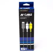 Sega Genesis 1 AV Composite Cable 6' Retro Bit Replacement Cable