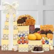 Sweet Sophistication: Lindt Chocolate & Sweets Gift Tower from Great Arrivals