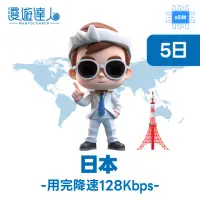 在飛比找momo購物網優惠-【漫遊達人】國際漫遊網路卡 ESIM 日本5天 每天2GB 