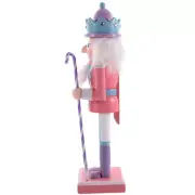 Christmas Wood Nutcracker Figures Soldier Stickers Decor Child Girl