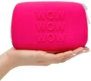Happy Rabbit WOW Storage Zip Bag, Vibrator Adult Case- Small, Pink