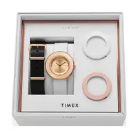 在飛比找蝦皮商城優惠-【TIMEX】天美時 復刻系列 限量手錶禮盒組 (玫瑰金/粉