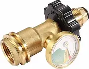 Tank Gauge Adapter Level Indicator Universal Brass Fittings Convert POL to QCC1 Type 1
