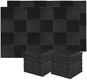 EIAOSI 60-Piece Sound Insulation Plate, Sound Insulation Studio Foam, for Wall Sound Insulation Plate, for Home Studio, 2.5 x 30 x 30 cm