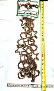 VTG Holiday Grapevine Garland “Trees And Rings” NOS 22in