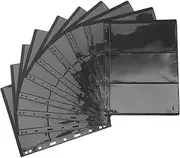 TEHAUX Top Stamp Storage Loose-Leaf Large Capacity PVC for Easy Viewing Protecting Your Collection