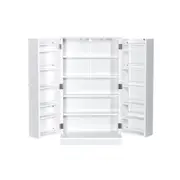 Costway 2-Door Storage Cabinet Kitchen Buffet Sideboard w/Adjustable Shelves White