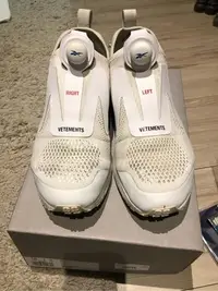 在飛比找Yahoo!奇摩拍賣優惠-Vetements Reebok pump 聯名款 43 首