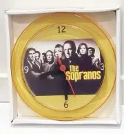 The Soprano's 7" Gold novelty wall/desk clock Brand New