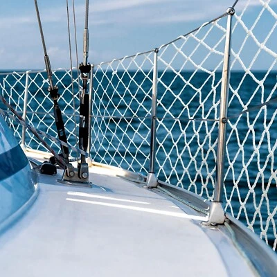 2 Pcs Boat Safety Lifeline Netting Marine Safety Guardrail Netting Safe Banis...