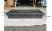 Low Profile Storage Box Gun Case Heavy Duty Waterproof Roof Cargo Plastic 60L
