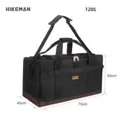 120L Outdoor Camping Storage Bag Large Capacity Picnic Bag Cooker Stove Canvas S