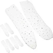 [GAROZATION] 4 Pairs Cute Japanese Style Fishnet Socks Lightweight Star Moon Design Breathable Mesh for Women for Summer Sandals and Comfortable Wear