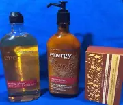 Bath Body Works Aromatherapy Energy Orange Ginger Wash Lotion Body Shop Bar Soap