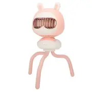 (Rabbit Design)USB Fan Stroller Fan Bladeless 4 Wind Speed Mini Portable Fan Dp