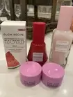 5 Pc Set-NEW-Glow Recipe Watermelon Glow Dew Deops-firming Serum-Moisture+ Cream