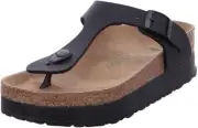 Papillio by Birkenstock Gizeh Flex Flip Flop Unisex 9W/7M Black Thong Sandal P58