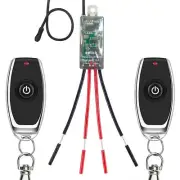 Mini Wireless Lights Switch kit,No Wiring Remote Switch Kit, No WiFi Needed, ...