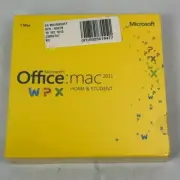 Microsoft Office MAC 2011 Home & Student Retail DVD OS 10.6 to 10.10 only