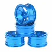 4Pack Universal 1/10 Aluminum Alloy RC Car Crawler Hex Hub Wheel Rims Parts